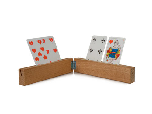 Support cartes à jouer avec charnière
