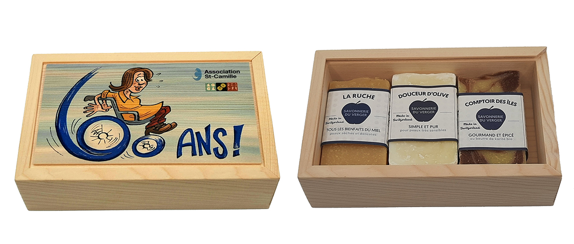 Boîte à savon 60ème anniversaire
