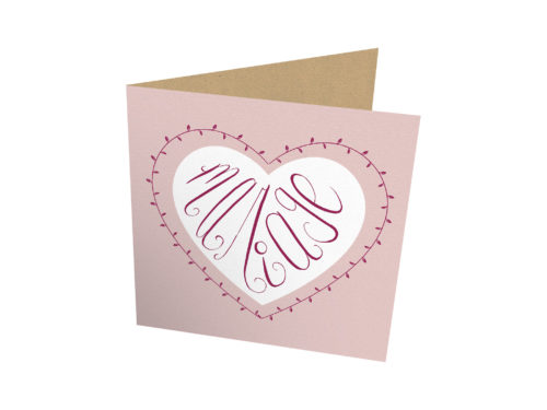 Carte - Mariage -Cœur