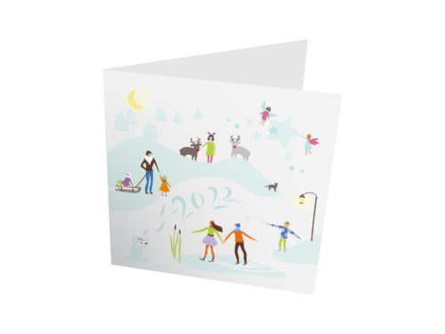 carte - « les plaisirs de l'hiver »