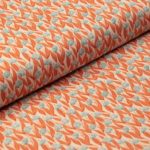 L-Coton bio All That Wander-Flourish_ rose pâle-orange-blanc