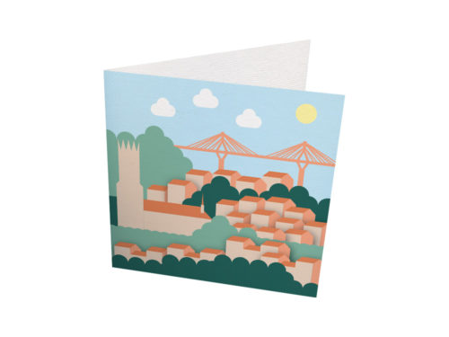 Cartes - Pont Poya printemps Fribourg