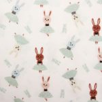 Hochet_Jersey de coton_Ballet de lapins_blanc-pastel-argenté
