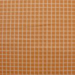Toile cirée - Grid-mini-carreaux_caramel-blanc
