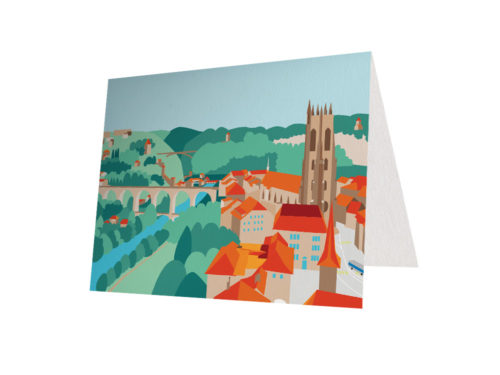 Carte - Pont Zaehringen - Fribourg