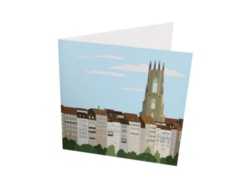 Carte– Vue depuis la planche-inférieure – Fribourg