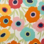 Toile cirée - ColorPop - Fleurs-blanc cassé-multicolore