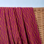 CC_Crêpe de viscose Ecovero_Domino - dahlia_baie-jaune moutarde