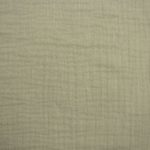 Double gaze coton bio_Mousseline_olive clair