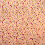 Double gaze de coton bio_Fleurettes_rose clair-multicolore