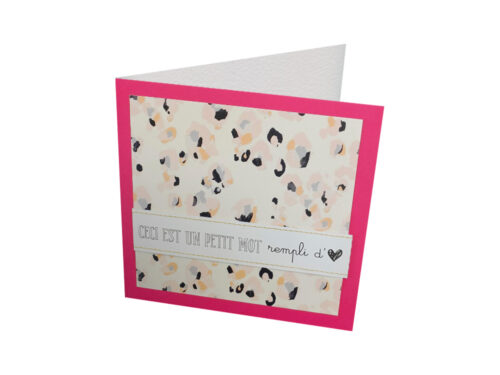 Carte - Mot d'Amour _ Animal