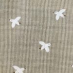 Jersey coton_Oiseaux_Taupe