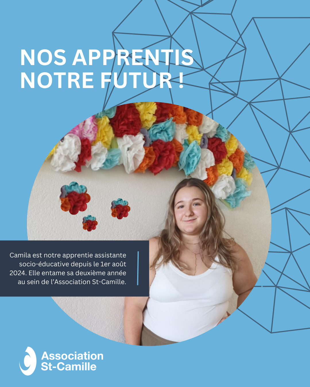 Photo de l'apprentie Camila